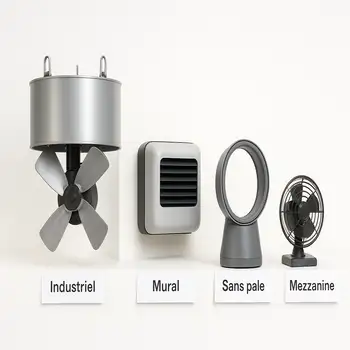 Comparaison des flux d’air produits par un destratificateur et par un ventilateur de grand diamètre